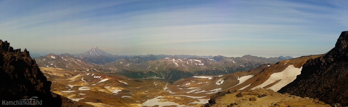 view from Mutnovsky.