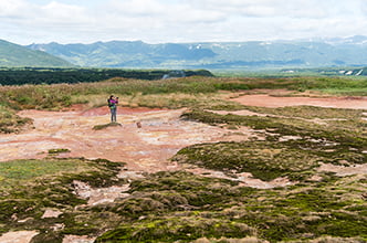the ground is painted