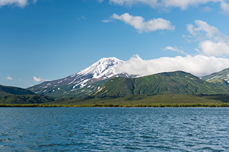 Kuril Lake and Volcano