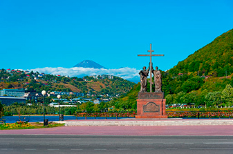 Petropavlovsk-Kamchatsky city center