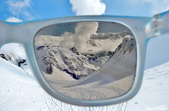 crater entrance view