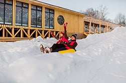 snow tubing