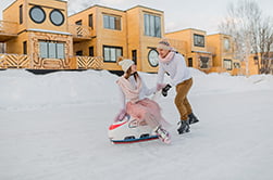 ice rink at a recreation center