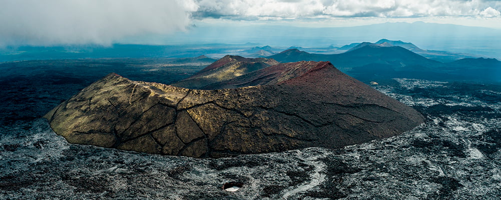 Ascent to Tolbachik vocano