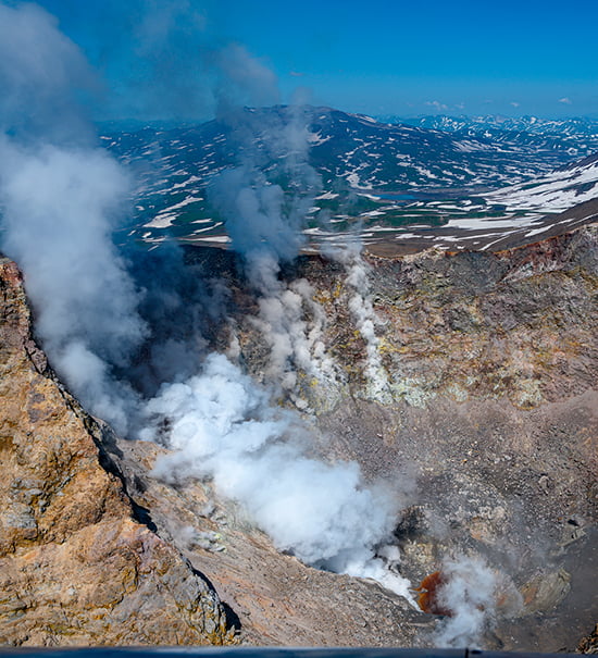 Volcano flights