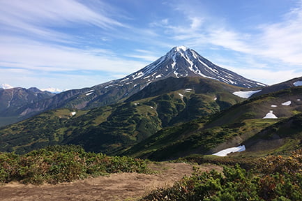 slopes of Vilyuchinsky Volcano