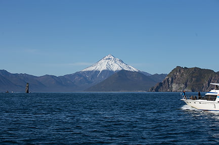 Avacha Bay and Vilyuchinsky Volcano