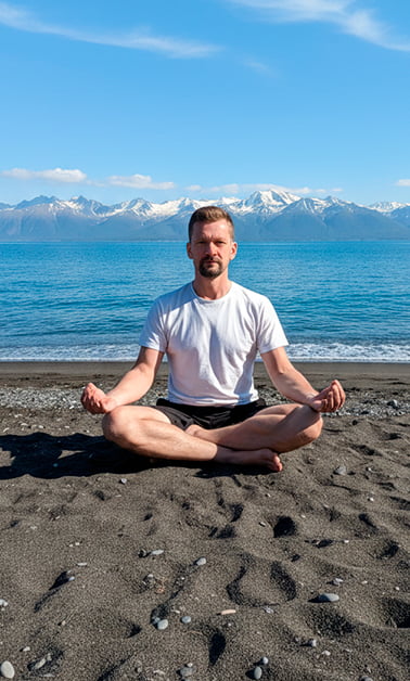 Yoga tour to Kamchatka.